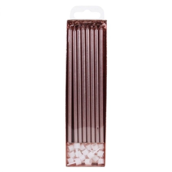 Tall Candles - Rose Gold